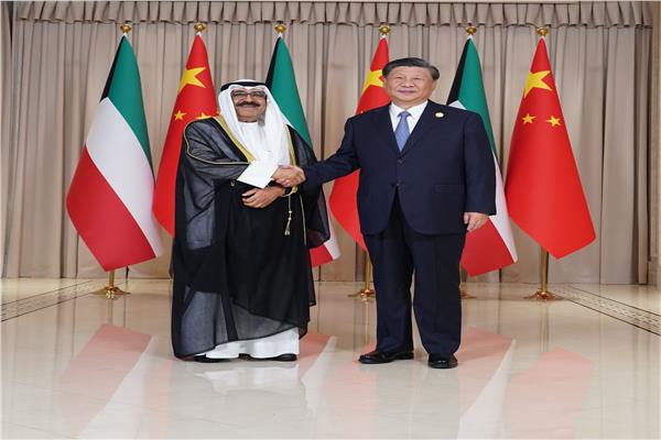 ولي عهد الكويت مع الرئيس الصيني