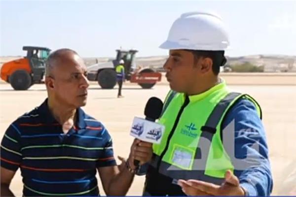 المهندس محمد صابر مدير مشروع تطوير مطار العريش الدولي