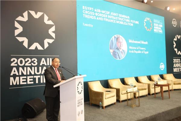  الدكتور محمد معيط، وزير المالية محافظ مصر لدى البنك الآسيوي للاستثمار في البنية التحتية