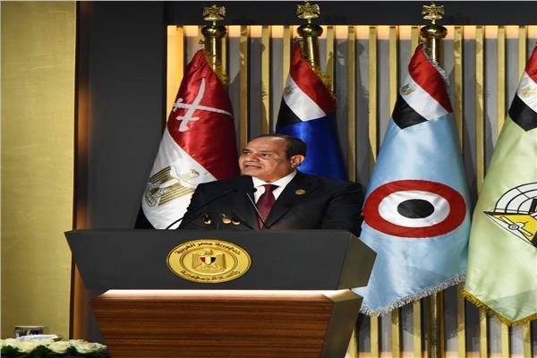 الرئيس عبد الفتاح السيسي خلال الندوة التثقيفية