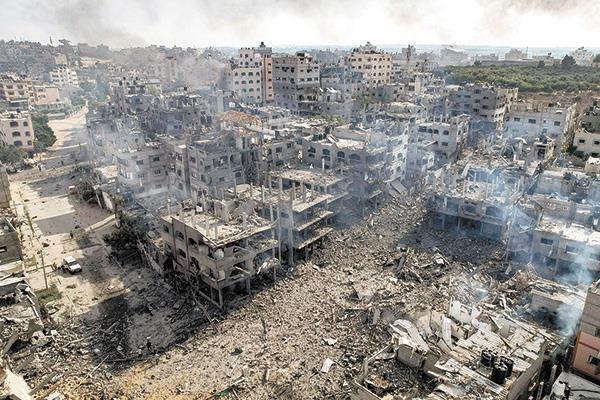 صورة موضوعية - قصف غزة 