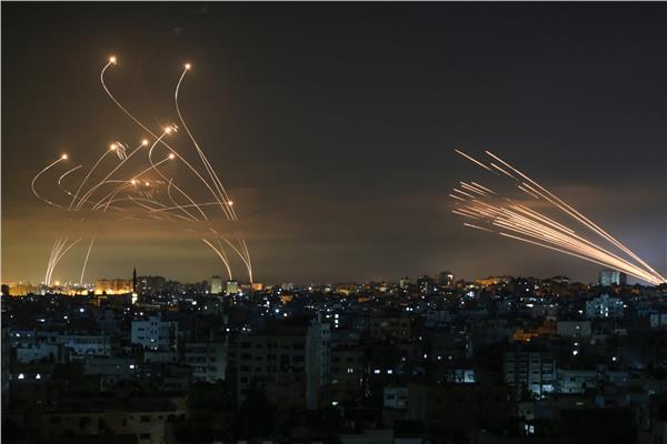 الرشفات الصاروخية لفصائل المقاومة على المستوطنات الإسرائيلية 