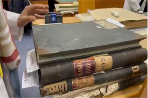 ترميم سجلات قناة السويس بمكتبة الإسكندرية