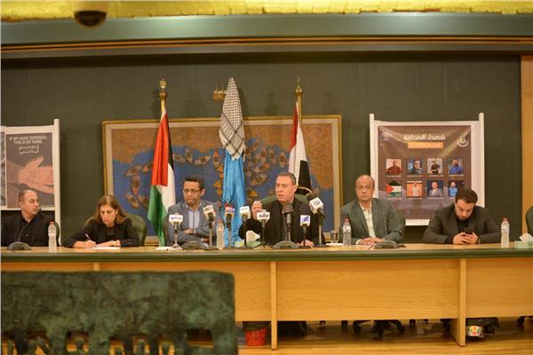  ندوة للسفير الفلسطيني بالقاهرة بنقابة الصحفيين
