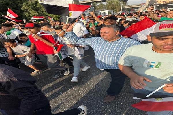  المظاهرات الداعمة لموقف مصر