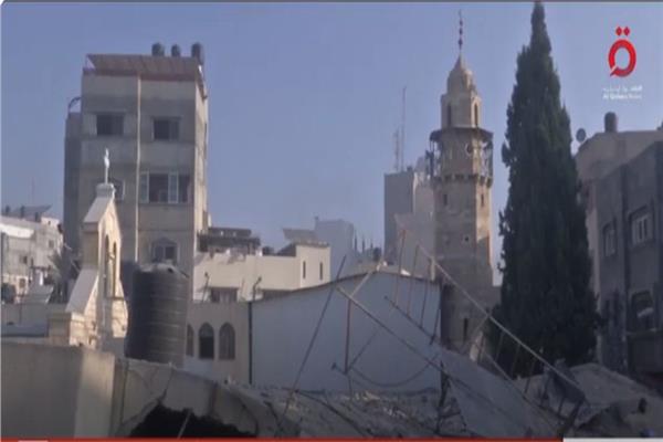 قصف مسجد وكنيسة