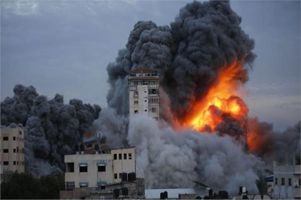 أثار قصف غزة 
