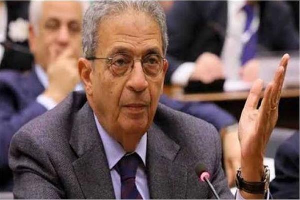  عمرو موسى الأمين العام الأسبق لجامعة الدول العربية