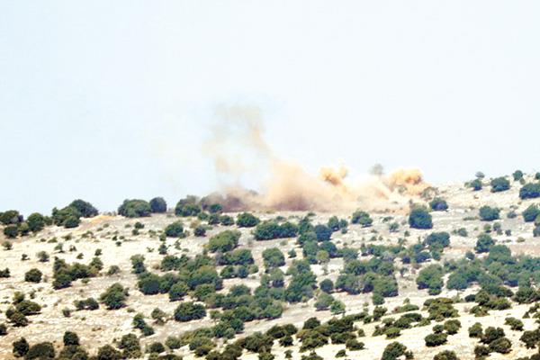 تجدد القصف الإسرائيلى على الحدود اللبنانية
