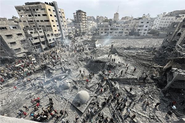  الاحتلال الصهيوني انشغال العالم بالعدوان على قطاع غزة