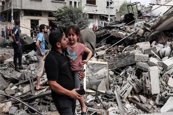 صورة أرشيفية.. العدوان الاسرائيلي علي قطاع غزة