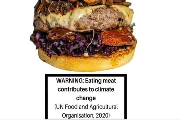 ملصقات التحذير من أكل اللحوم تقلل استهلاكها