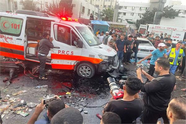قصف مستشفى الشفاء بغـزة