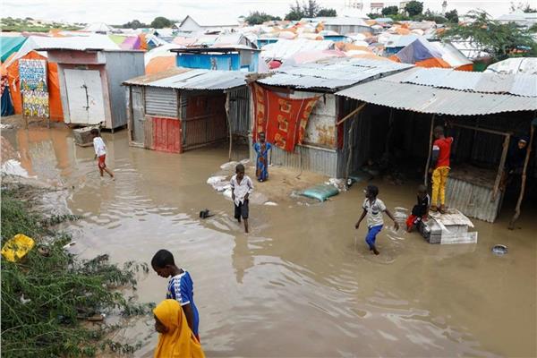 لفيضانات الناجمة عن الأمطار الغزيرة التي سقطت في أجزاء من الصومال