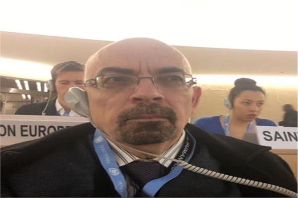 الدكتور هيثم أبو سعيد رئيس بعثة المجلس الدولي لحقوق الإنسان