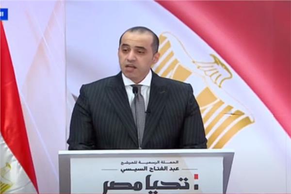 المستشار محمود فوزي رئيس الحملة الانتخابية للمرشح الرئاسي عبدالفتاح السيسي