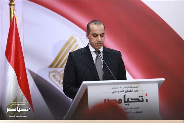 المستشار محمود فوزي رئيس الحملة الانتخابية للمرشح الرئاسي عبدالفتاح السيسي