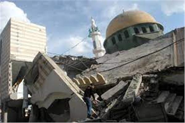  قصف إسرائيلي على المساجد بغزة