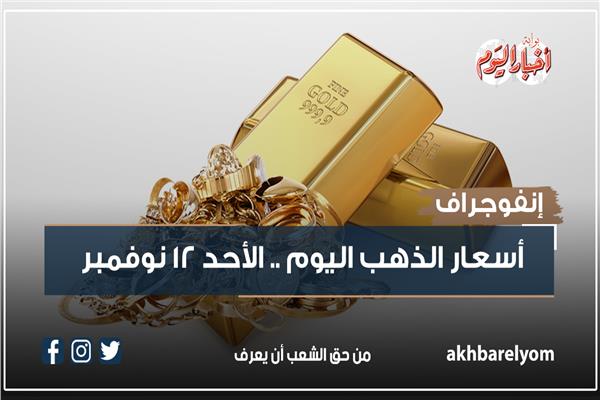 إنفوجراف| أسعار الذهب اليوم .. الأحد 12 نوفمبر 