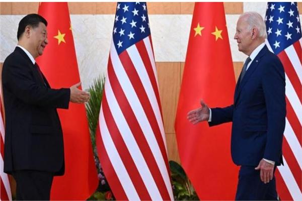  الرئيس الأميركي جو بايدن والرئيس الصيني شي جين بينج