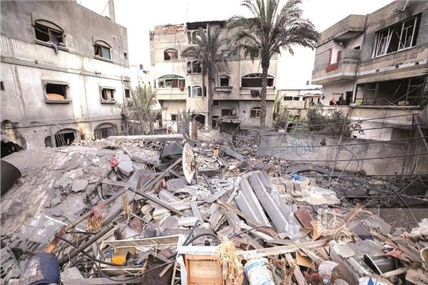 دمار القصف الإسرائيلي الوحشي على قطاع غزة