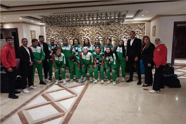 بعثة المنتخبات الوطنية المشاركة في البطولة العربية المدرسية لكرة القدم والسباحة