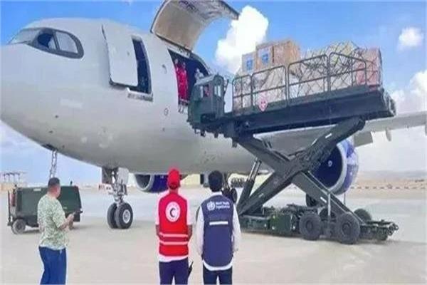  طائرة مساعدات أمريكية إلى مطار العريش