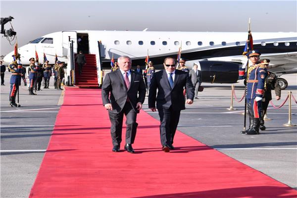 الرئيس السيسي والملك عبد الله الثاني