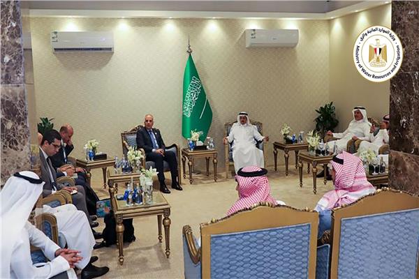لقاء وزير الرى مع وكيل المياه بوزارة البيئة والمياه والزراعة السعودية