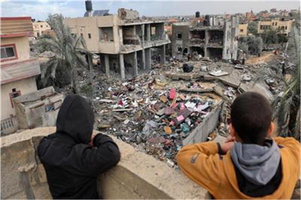 آثار قصف الاحتلال لغزة 