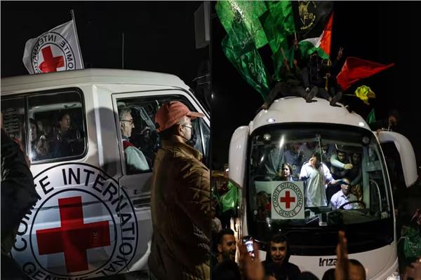 دور الصليب الأحمر في عملية تبادل أسرى فلسطين وإسرائيل بمنطقة الصراع