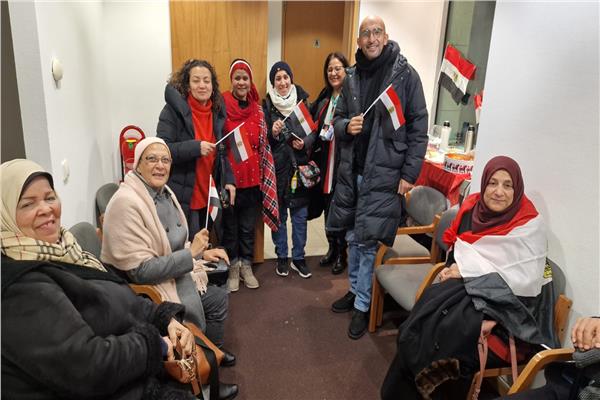  المرأة المصرية المشهد الانتخابي بالسفارة المصرية في برلين