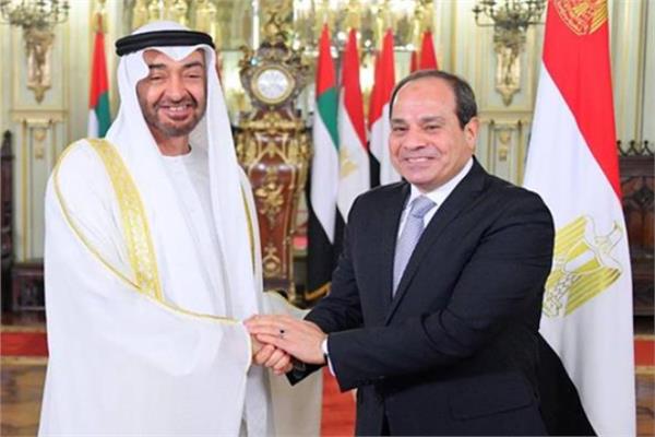 الرئيسان عبد الفتاح السيسى والشيخ محمد بن زايد