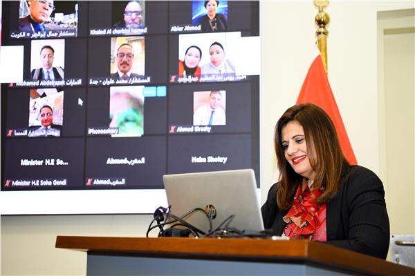 وزيرة الهجرة تعقد لقاء مع رموز وممثلي الجاليات المصرية 