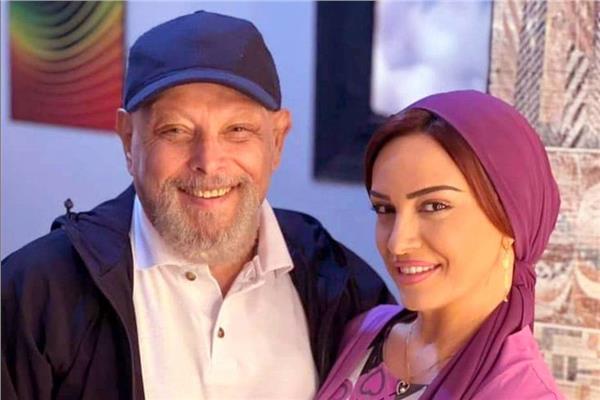 أشرف عبد الغفور برفقة ابنته الفنانة ريهام
