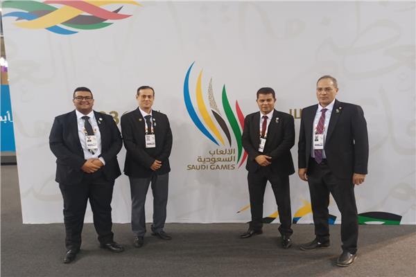 الحكام المصريين المشاركين في دورة الألعاب السعودية