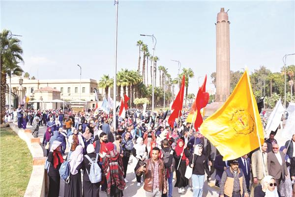  مسيرات «طلاب من أجل مصر» فى مختلف الجامعات