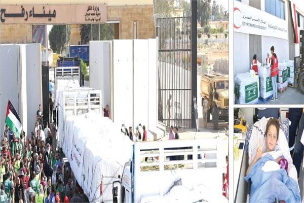 الأطقم الطبية على «خط النار» ..مصر تقدم الرعاية للجرحى وجيش الاحتلال  يدمر المستشفيات