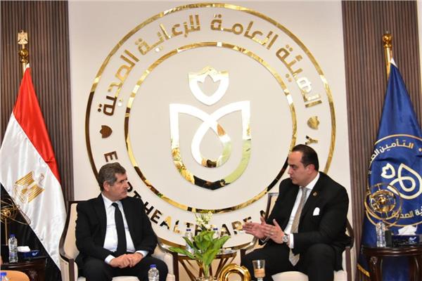 رئيس هيئة الرعاية الصحية يلتقي الرئيس التنفيذي لشركة مصر للتأمين 