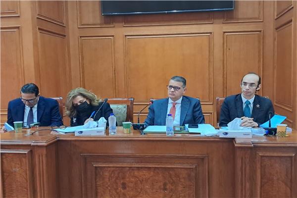 لجنة حقوق الإنسان بمجلس النواب برئاسة النائب طارق رضوان