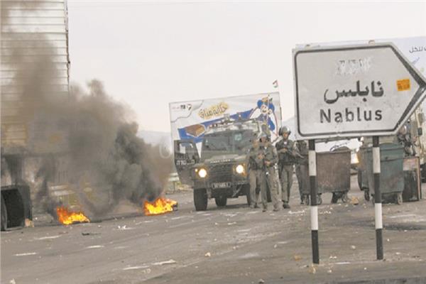 اقتحام الاحتلال الإسرائيلى لمدينة نابلس 