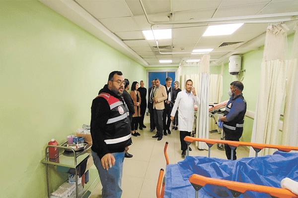 المستشفيات المصرية تواصل علاج الجرحى الفلسطينيين