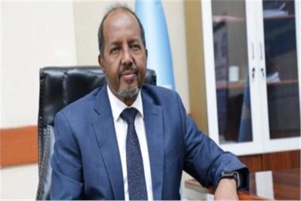  الرئيس الصومالي حسن شيخ