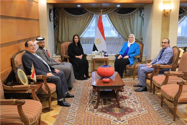 وزيرة التضامن الاجتماعي تستقبل سفيرة الإمارات بالقاهرة