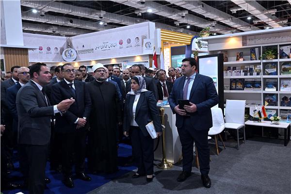 رئيس الوزراء الدكتور مصطفى مدبولي خلال افتتاح معرض القاهرة الدولي للكتاب