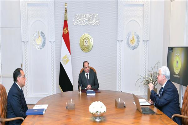 الرئيس السيسي يواجه بمواصلة تفعيل مبادرة «بنك المعرفة المصري»