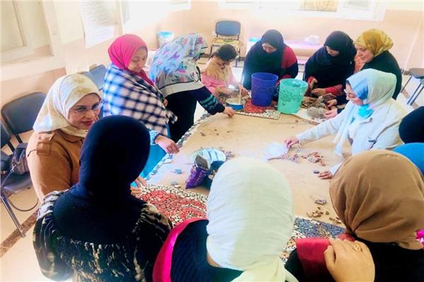 ختام فعاليات ورشة " الحرف اليدوية " بمركز شباب شنو في كفر الشيخ‎
