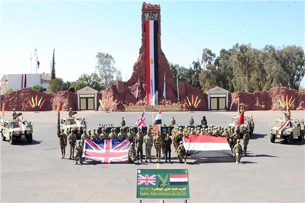 فعاليات التدريب المصري البريطاني