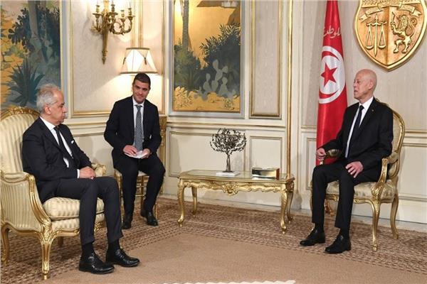 وزير الداخلية التونسي كمال الفقي و نظيره الإيطالي ماتيو بيانتيدوزي