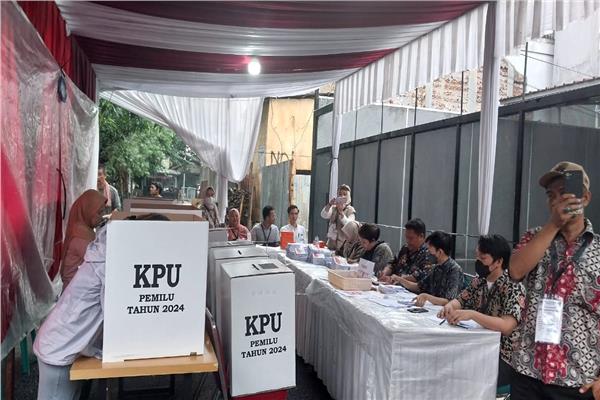 صورة من الانتخابات الإندونيسية  